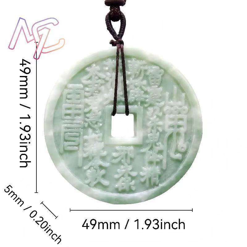 Collier pendentif en argent de Jade véritable naturel, pierre de styliste sculptée, accessoires de b