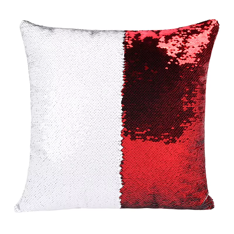 Housse de coussin avec Photo personnalisée, Logo personnalisé, taie d'oreiller lumineuse à paillette