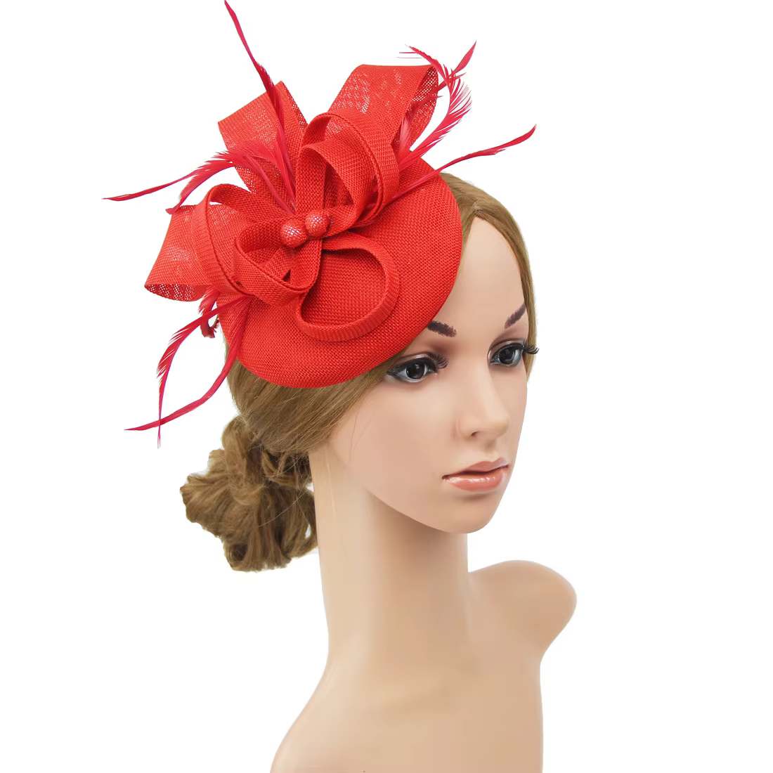 Chapeaux à fleurs fascinateurs, bandeau pilulier pour femmes avec Clips, chapeau de mariée, couvre-c