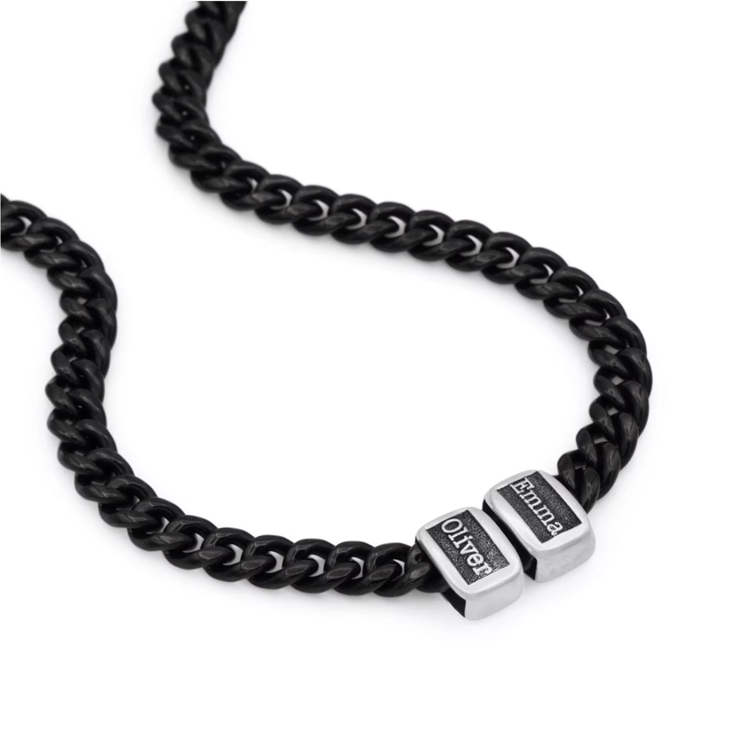 Collier personnalisé pour papa avec enfants noms nom de famille collier cadeau personnalisé pour pap