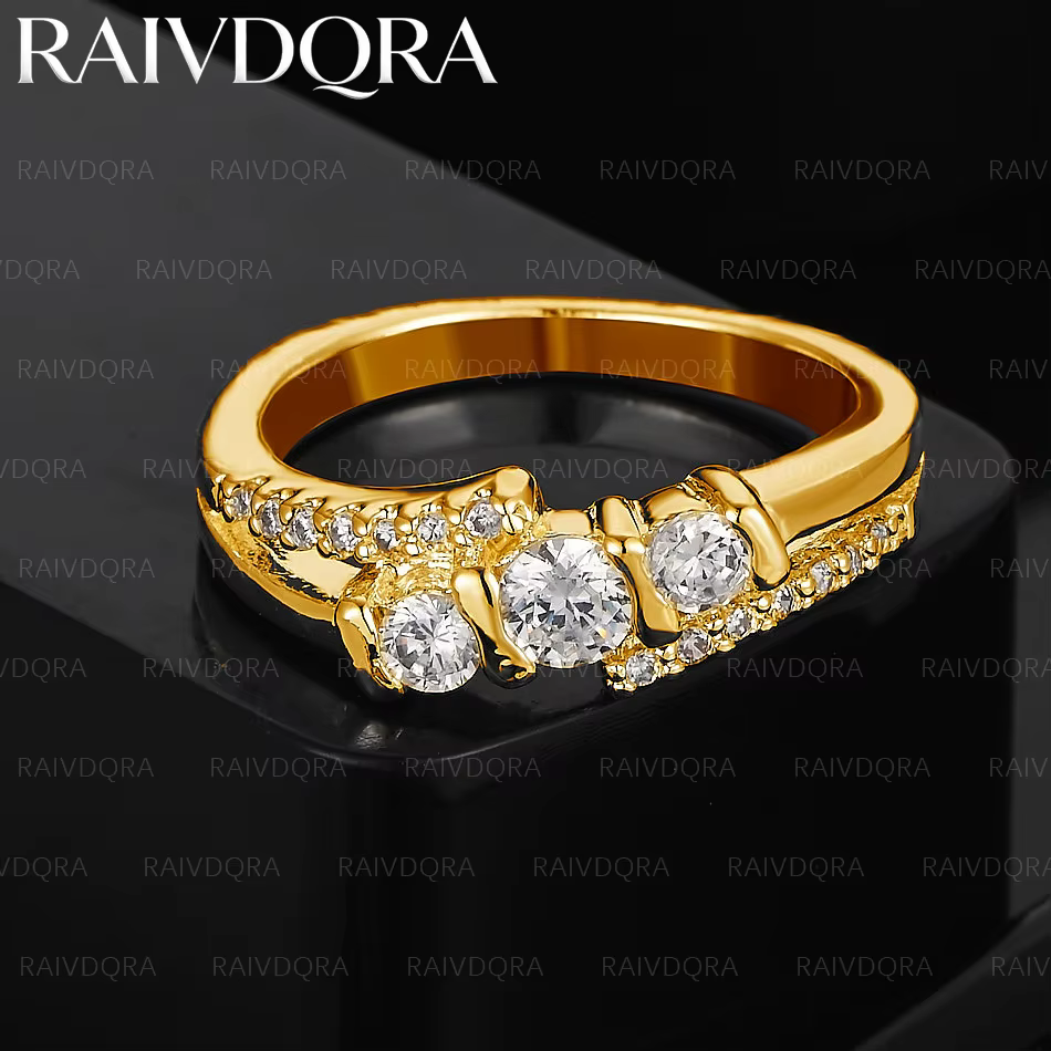 Bague réglable en zircon plaqué or 18 carats pour femmes, cadeaux créatifs, style streetwear, pour l