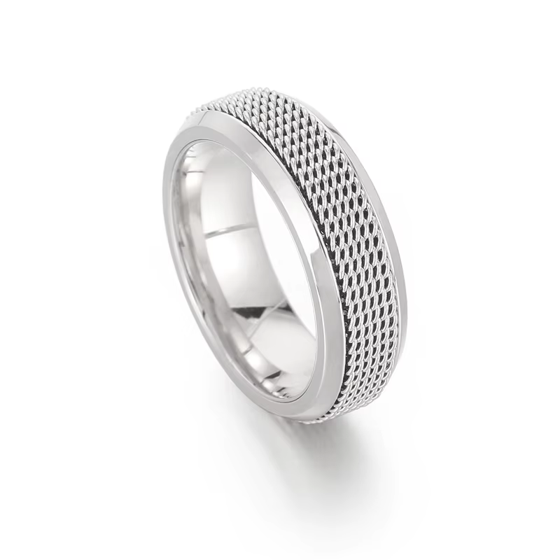 KALEN bague de mariage étanche pour femmes hommes Couple anneaux gros cercle géométrique bague minim