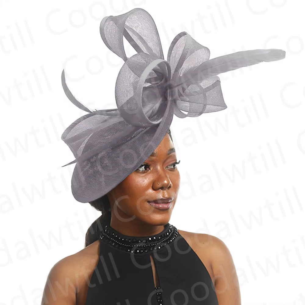 Chapeaux fascinateurs pour femmes, couvre-chef Royal Ascot pour dames, Chapeau de course de Cocktail