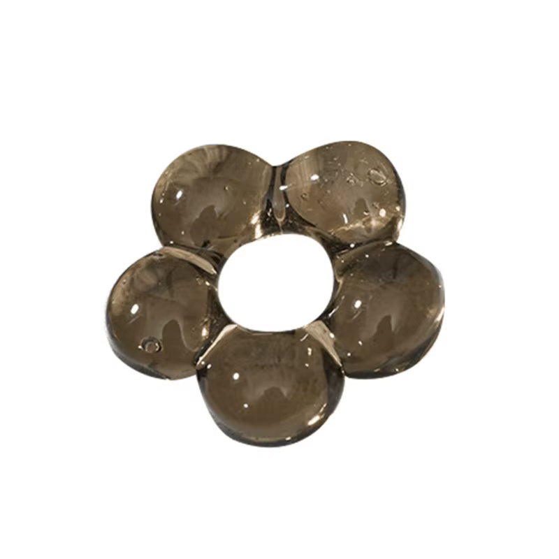 Vitrail Pendentifs À Breloque Creux Cinq Pétale Fleur Pendentif Bijoux BRICOLAGE Accessoires pour BR