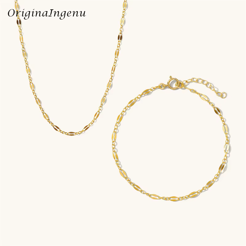 Ensemble de bijoux en dentelle remplie d'or 14 carats pour femmes, bracelet en dentelle exquis, mini