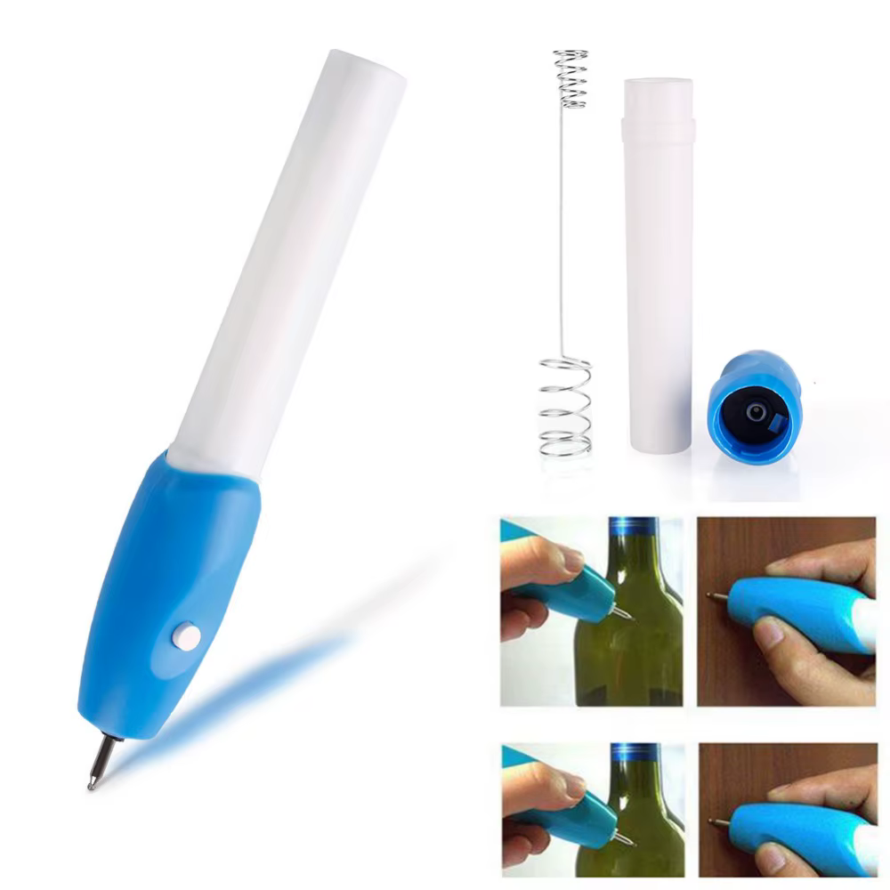 Stylo graveur de gravure électrique, outil de bricolage pour bijoux métal verre plastique bois