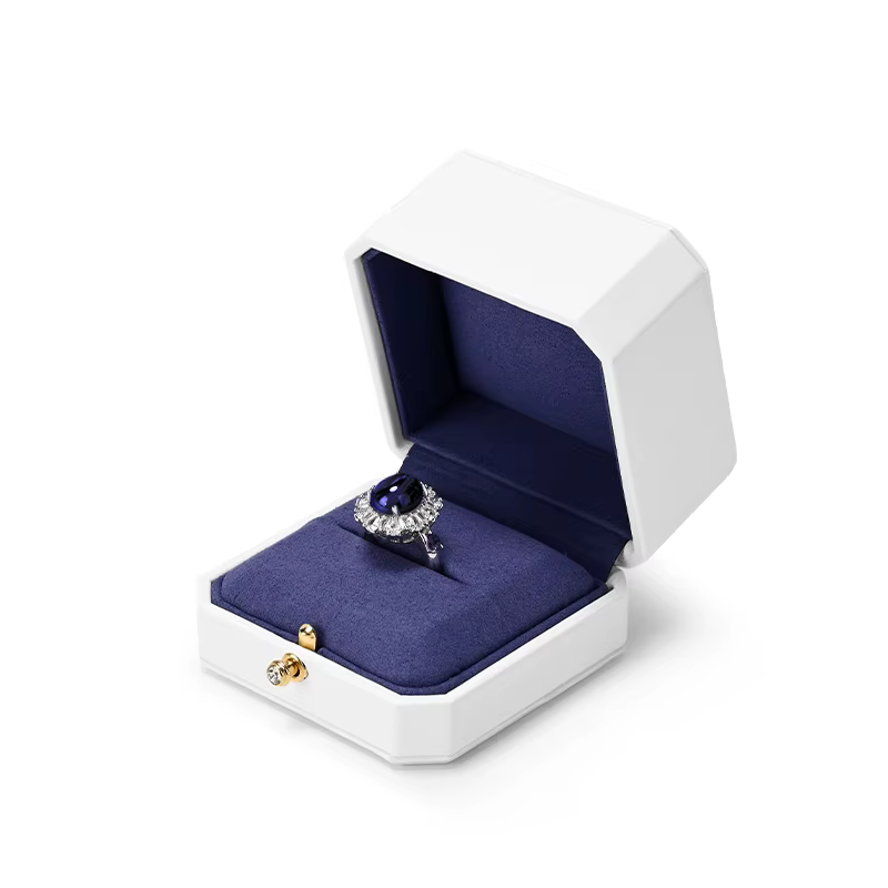 Oirlv boîte à bagues boîte à bijoux bague Bracelet collier boîte de rangement en cuir PU bijoux cade