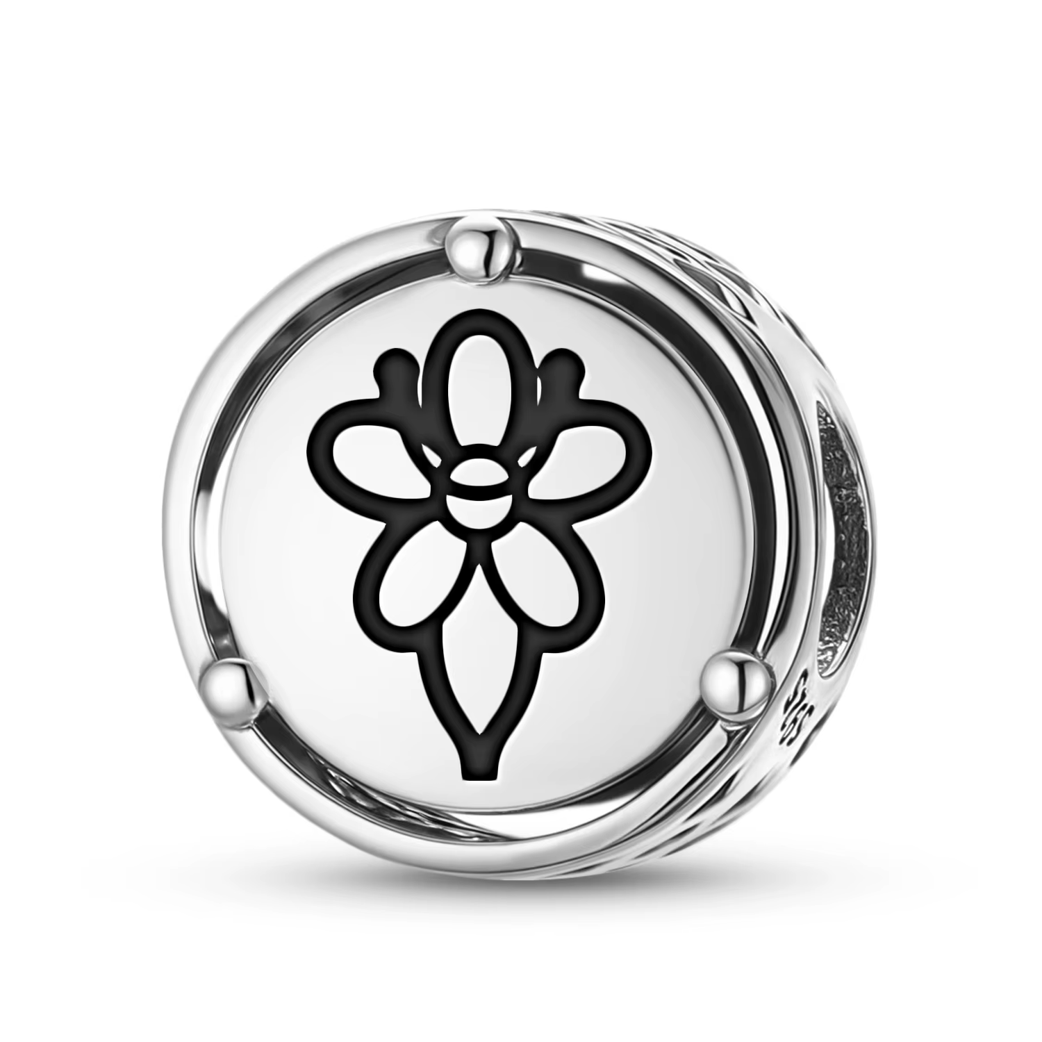 Fleurs valériennes 925 en argent Sterling symbole breloque ajustement Original Bracelet bijoux à bri