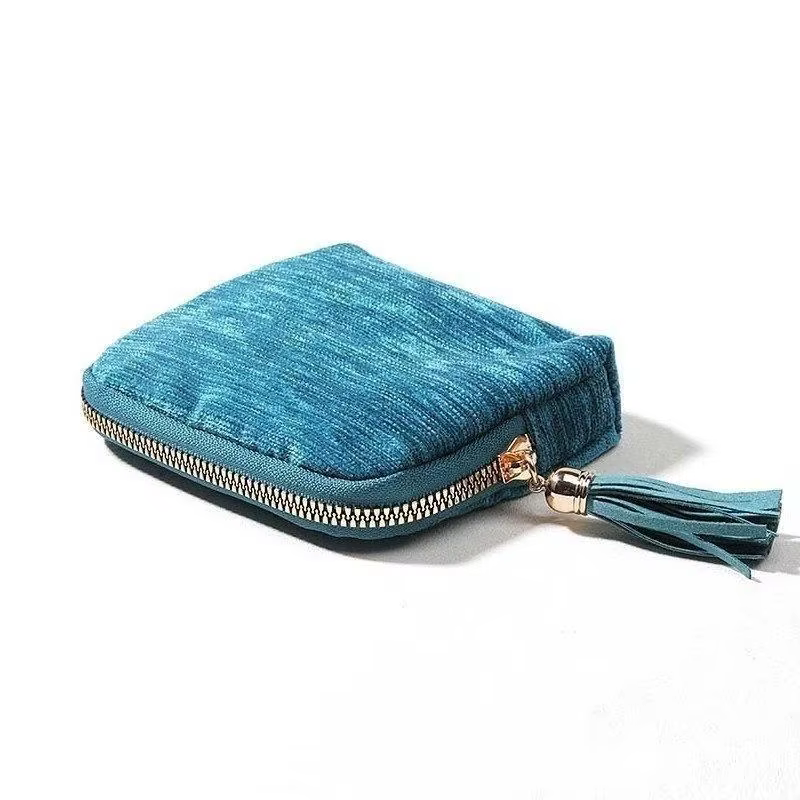 Sac de rangement de bijoux à 5 couches, pochette à bijoux en velours pour montre, Bracelet, bagues, 