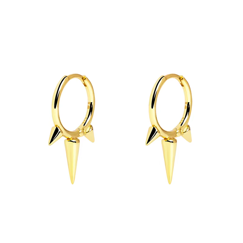 ROXI brillant Rivet boucles d'oreilles pour femmes filles mode 925 boucles d'oreilles en argent Ster