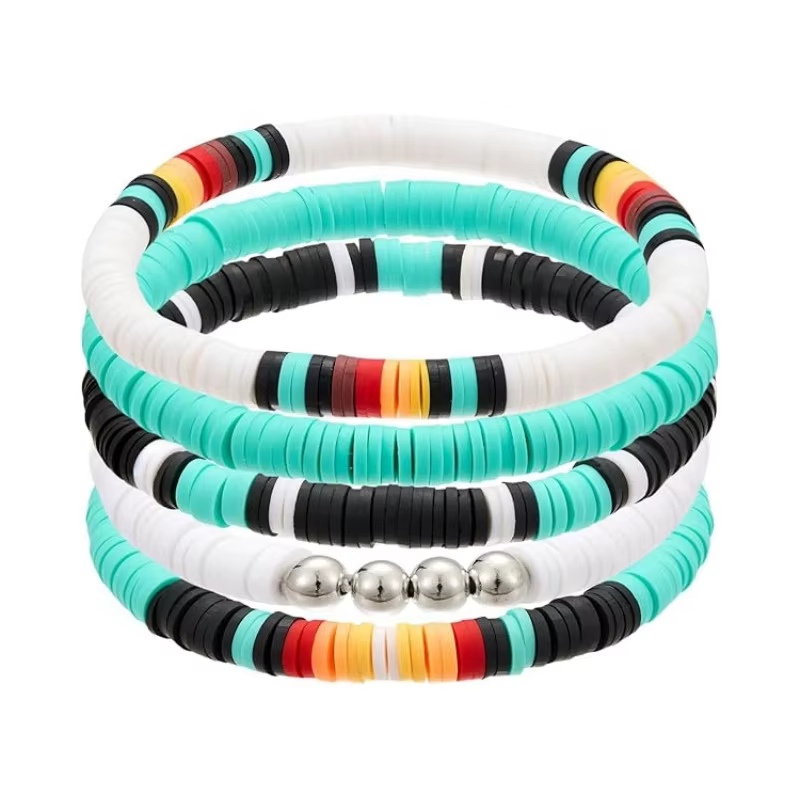 Bracelets de Cowgirl occidentale pour femmes et filles, Bracelets extensibles empilables en perles, 