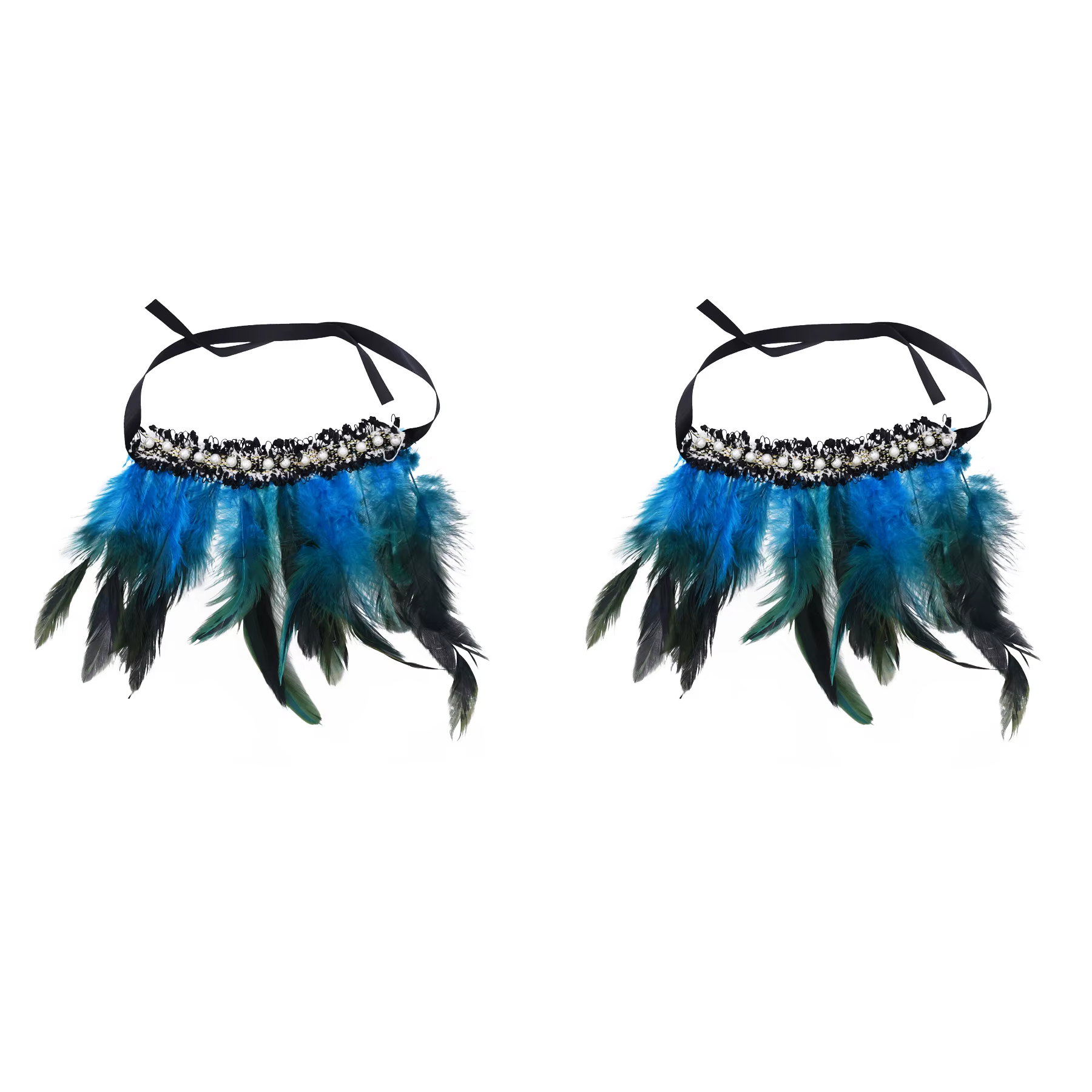 Manchettes gothiques colorées en plumes de coq, chauffe-bras, pour Halloween, Cosplay, fête Rave, sp