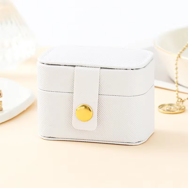 Petit sac de rangement pour bijoux exquis, mini organisateur portable, présentoir de voyage simple e
