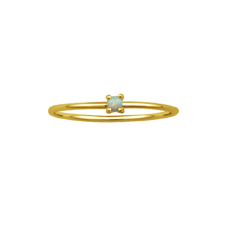 Bagues élégantes en cristal opale pour femmes, bague en argent Sterling 925, bijoux de déclaration d