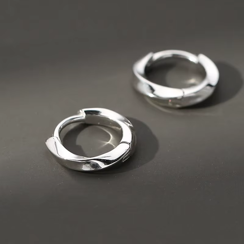 Boucles d'Oreilles Créoles pour Homme, Accessoires Cool, 12mm, 2025