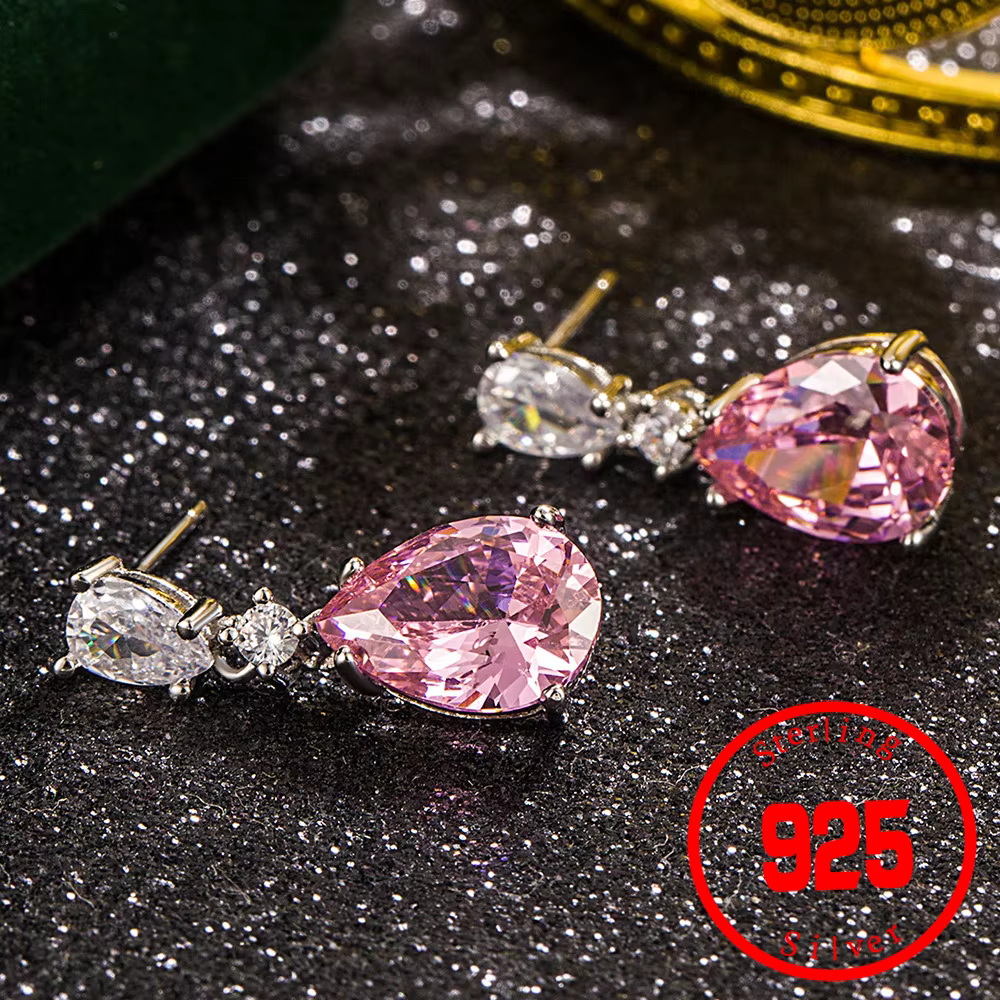 Boucles d'oreilles pendantes pour femmes, accessoires d'oreille exquis pour fête de fiançailles, bij