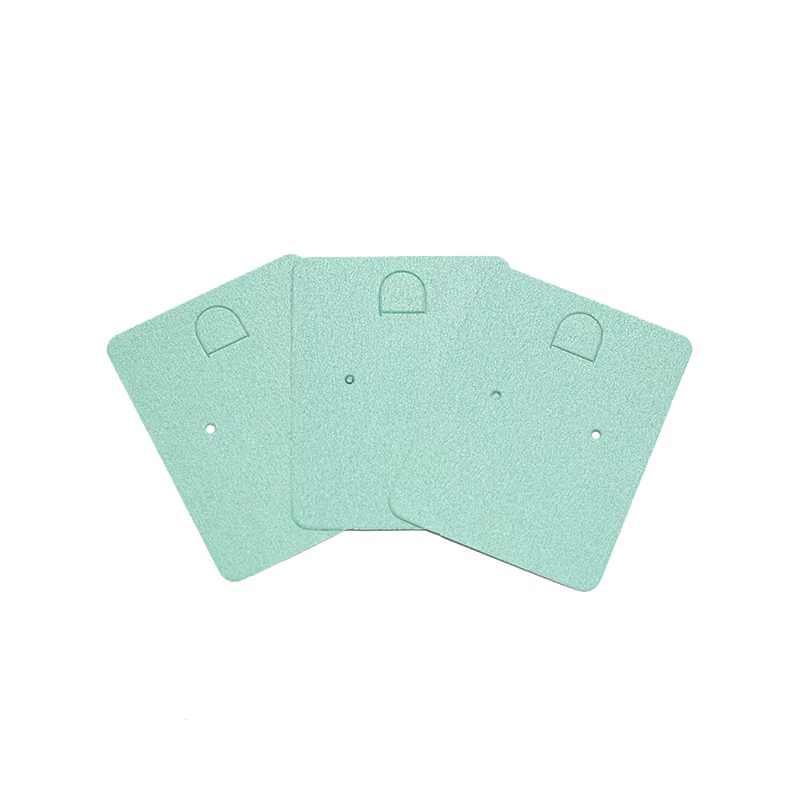 Cartes d'affichage de boucles d'oreilles, support en carton, porte-bijoux, emballage évalué pour les