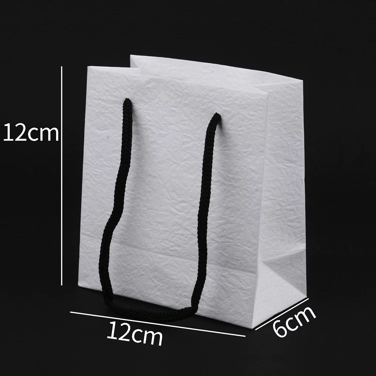 Boîte en Carton d'emballage de bijoux blanc givré, 1 pièce, sac à main, support de mode, boîte d'emb