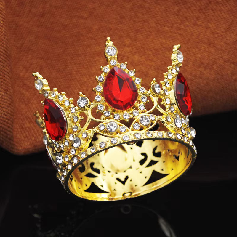 Petites diadèmes de princesse pour mariage, décoration florale, couronne de gâteau, cadeau d'anniver