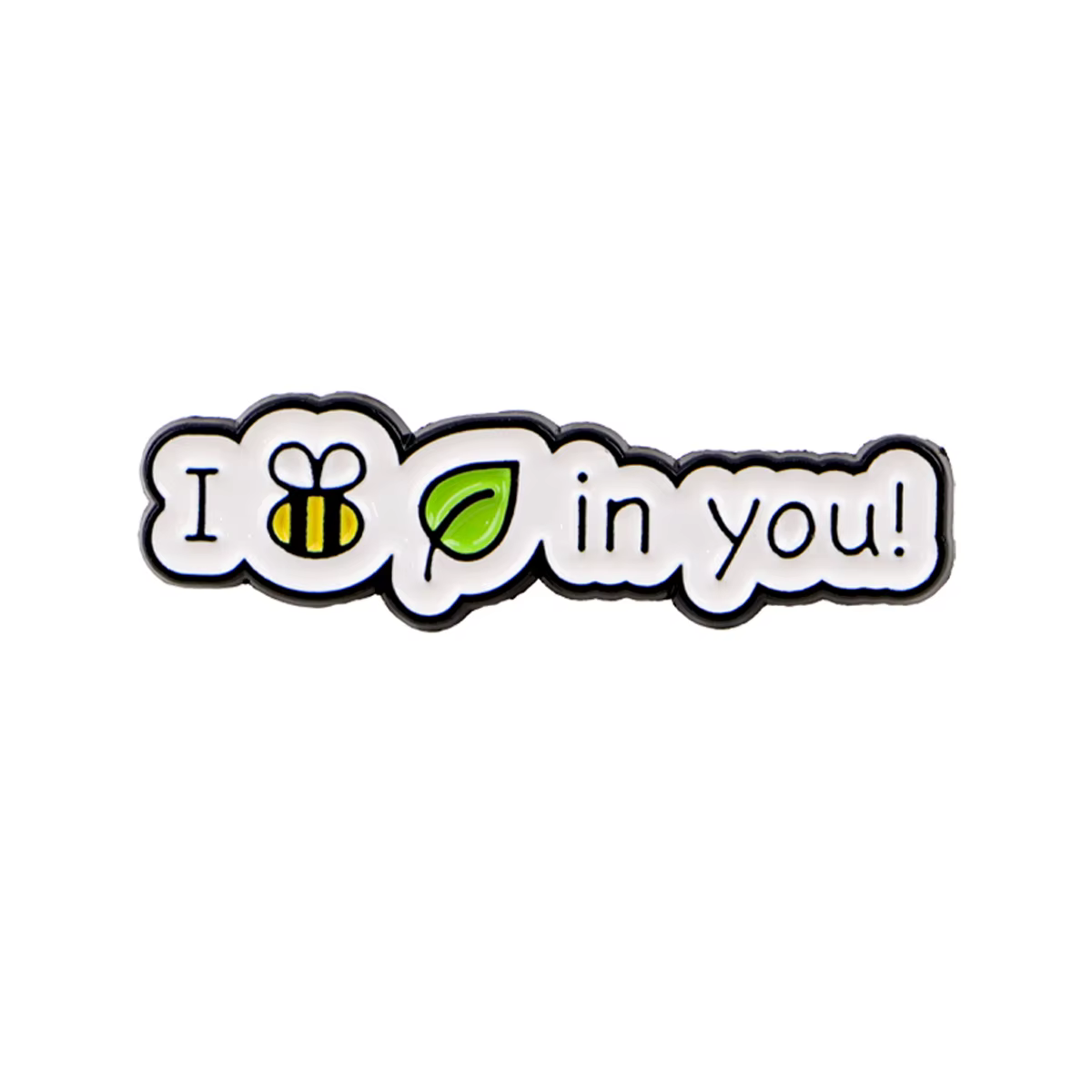 Broche en émail abeille mignonne « I IN YOU » – Badge pour sac à dos, chapeau, revers, accessoires v
