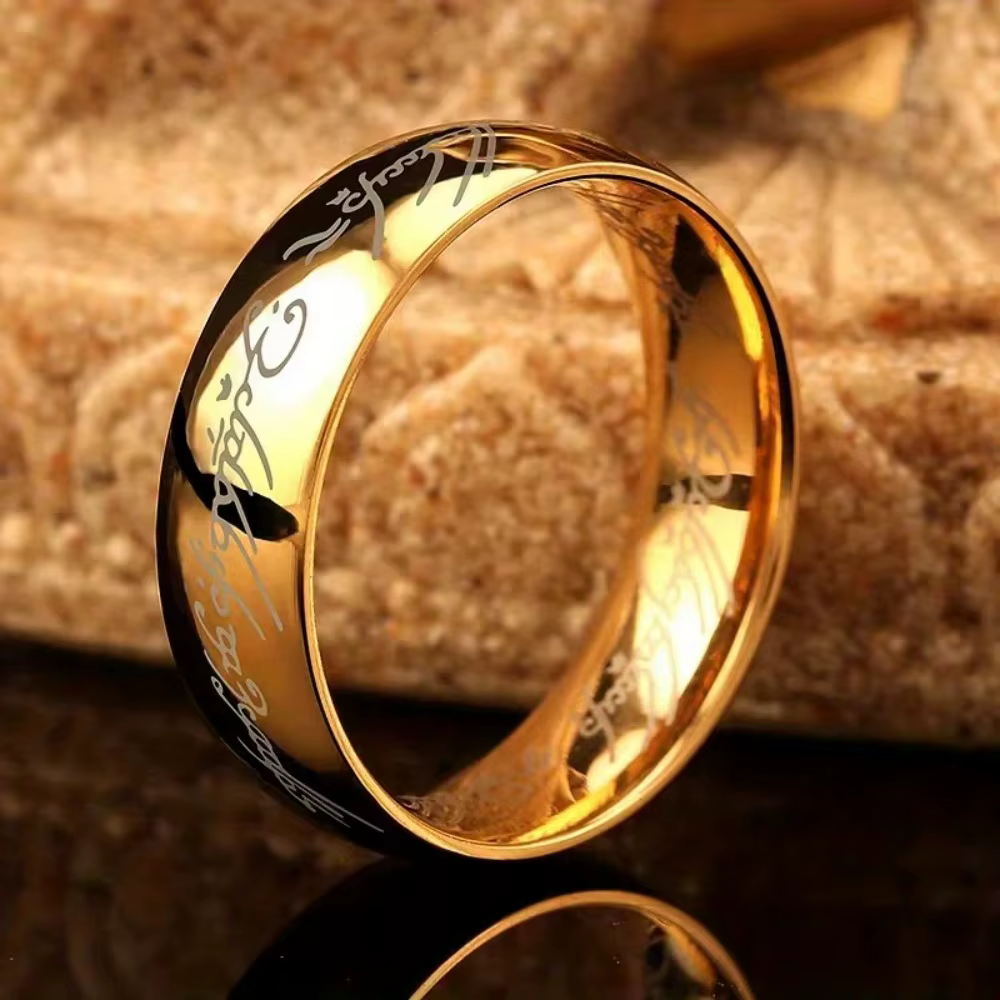 Bague en acier inoxydable pour hommes, bijoux pour un usage quotidien, pour Banquet, fête, vacances,