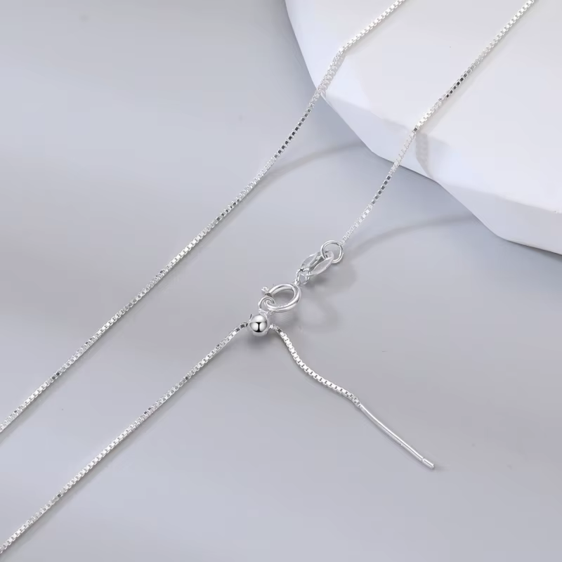 Collier élégant en chaîne dorée, bijoux classiques durables, longueur réglable, idée cadeau