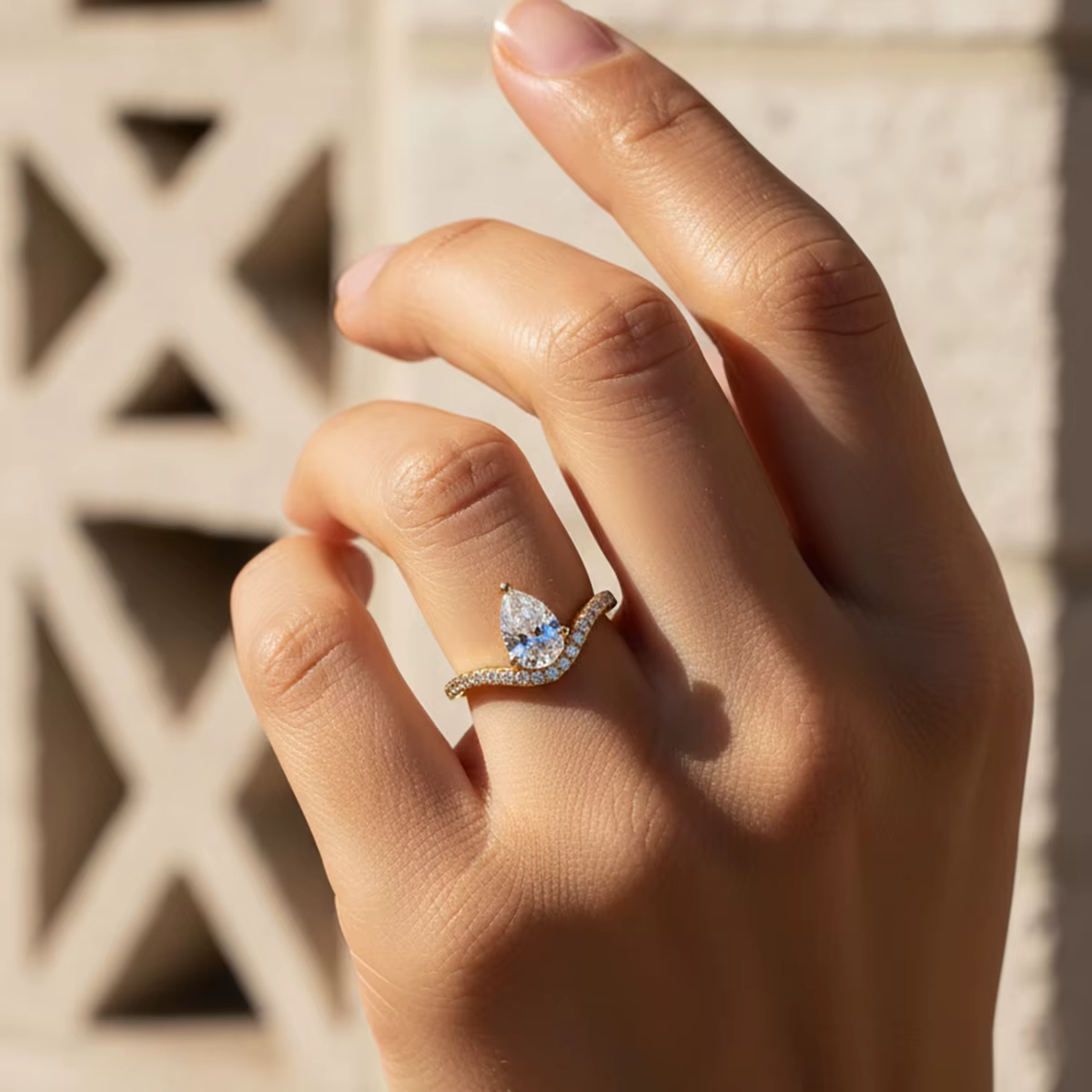 Magnifique bague en argent Sterling 925 en Zircon Marquise en forme de V pour femmes, fiançailles, m