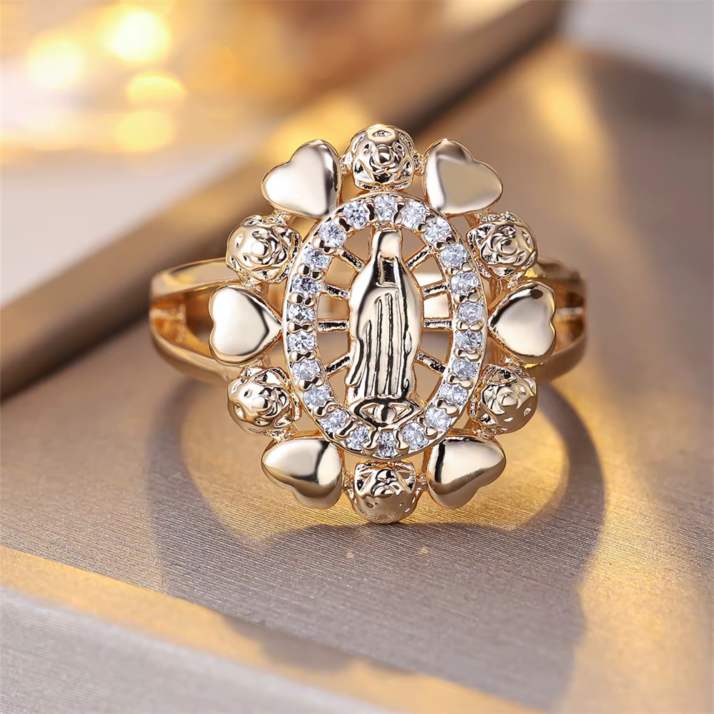 ChimLove-Bague de fiançailles minimaliste en forme de cœur pour homme et femme, bijou de mariage, vi