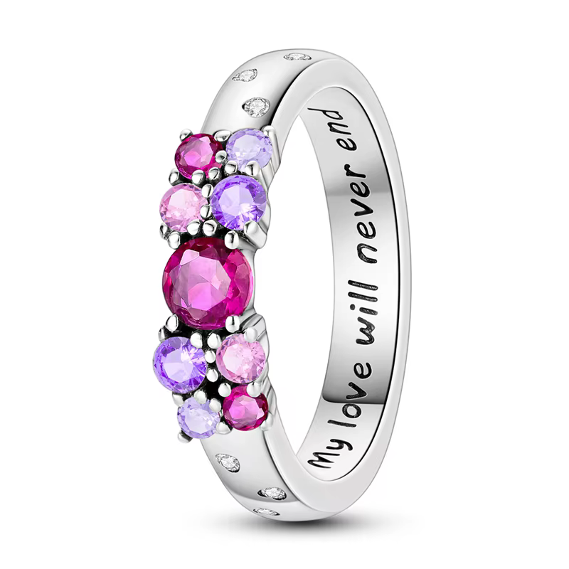 Bague de mariage en argent regardé 925 pour femme, bleu original, Zcomprend sur bague simple, étoile