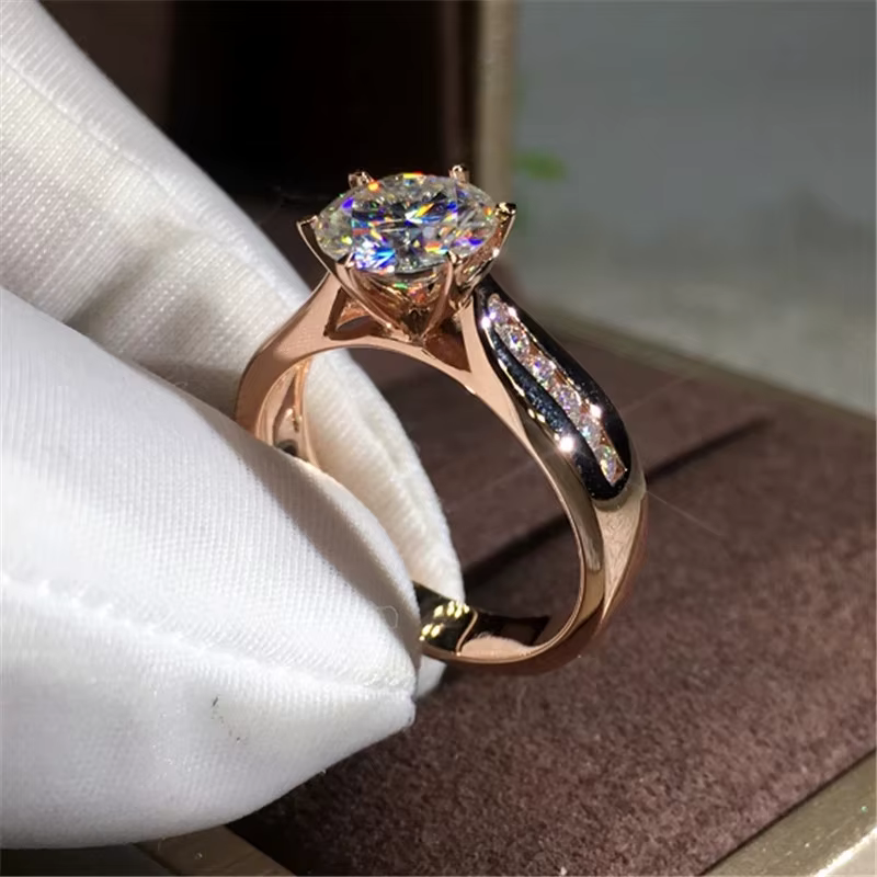 CC anneaux plaqué or blanc, bijoux à la mode, bague de fiançailles, de mariage pour femmes, accessoi
