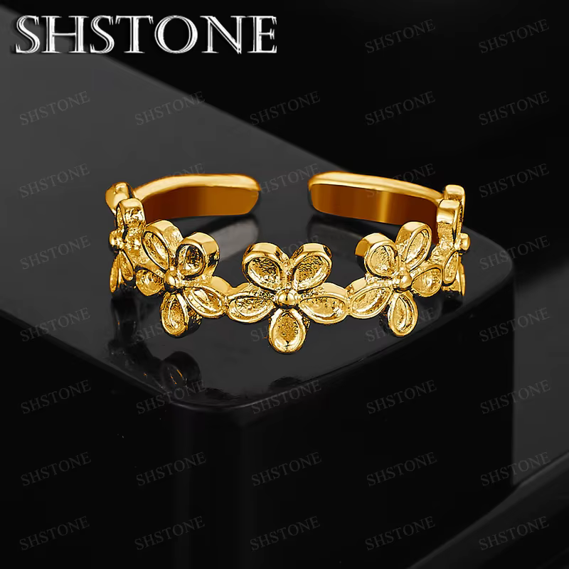 Bague de luxe en or 18 carats pour femme, breloque, fiançailles, mariage, Banquet, fête, élégance ex