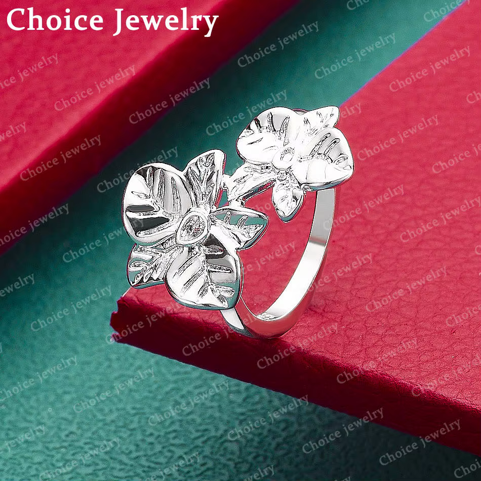 Bague feuille en argent Sterling 925 pour femmes et hommes, bagues de fiançailles et de mariage, bij
