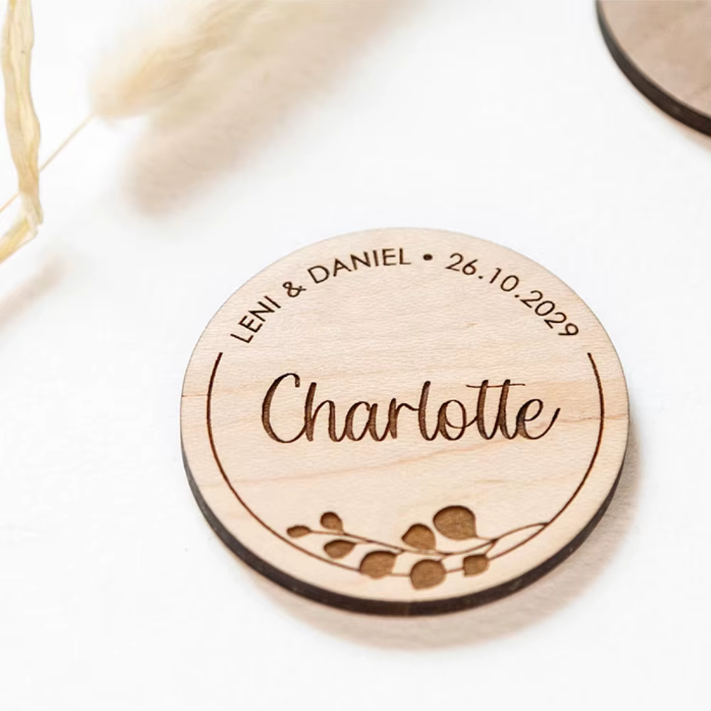 Cartes de lieu de mariage en bois de luxe personnalisées, étiquettes nominatives personnalisées, mar