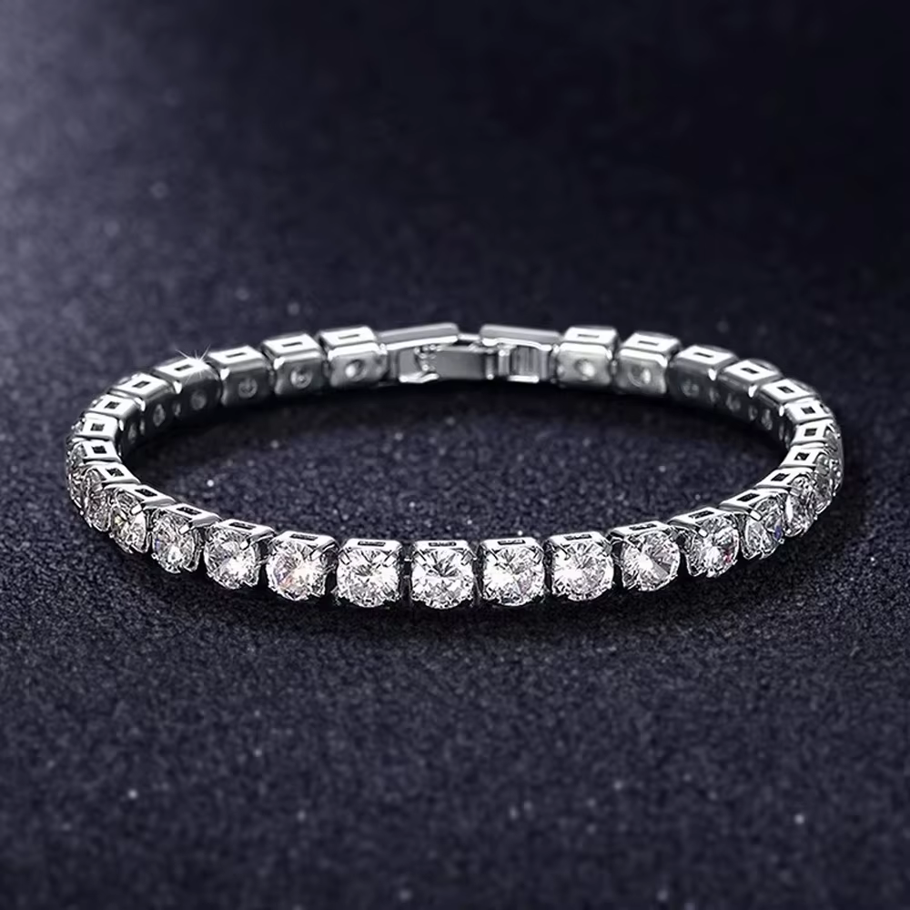 Bracelet de princesse de luxe pour femmes, couleur or argent, à portée de main, cadeau d'anniversair