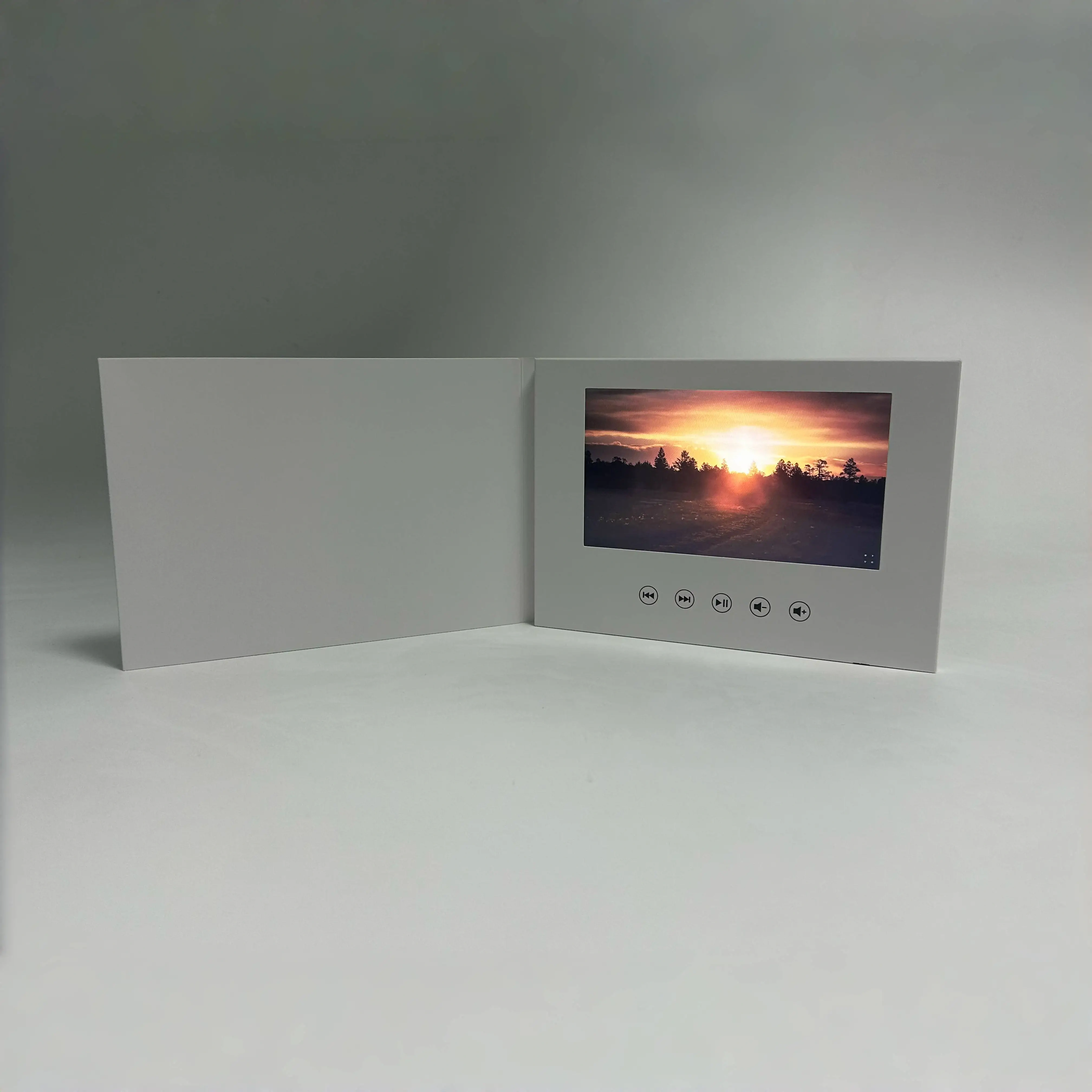 Carte de livre vidéo d'anniversaire de 7 pouces, 4 go, Lcd, cadeau d'invitation, carte de vœux music