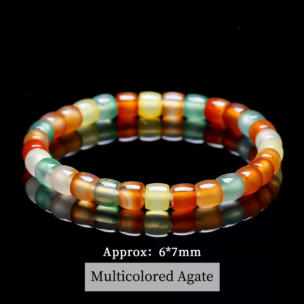 JD pierre naturelle Hetian Jade coupe droite baril perle Bracelets femmes hommes charme chanceux Rei