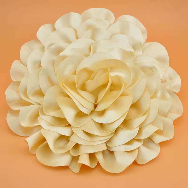 Broche tridimensionnelle surdimensionnée à fleurs exagérées, 30CM, faite à la main, accessoires de s