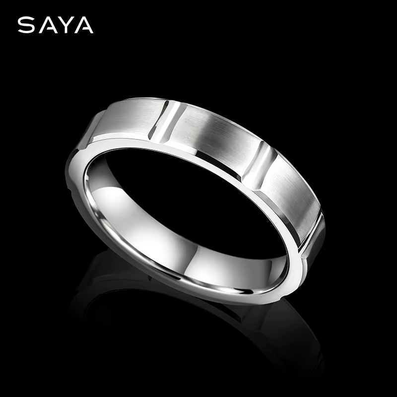 Bagues pour hommes, mode originale, classiques masculins, bijoux fins de 5mm, bijoux de fiançailles
