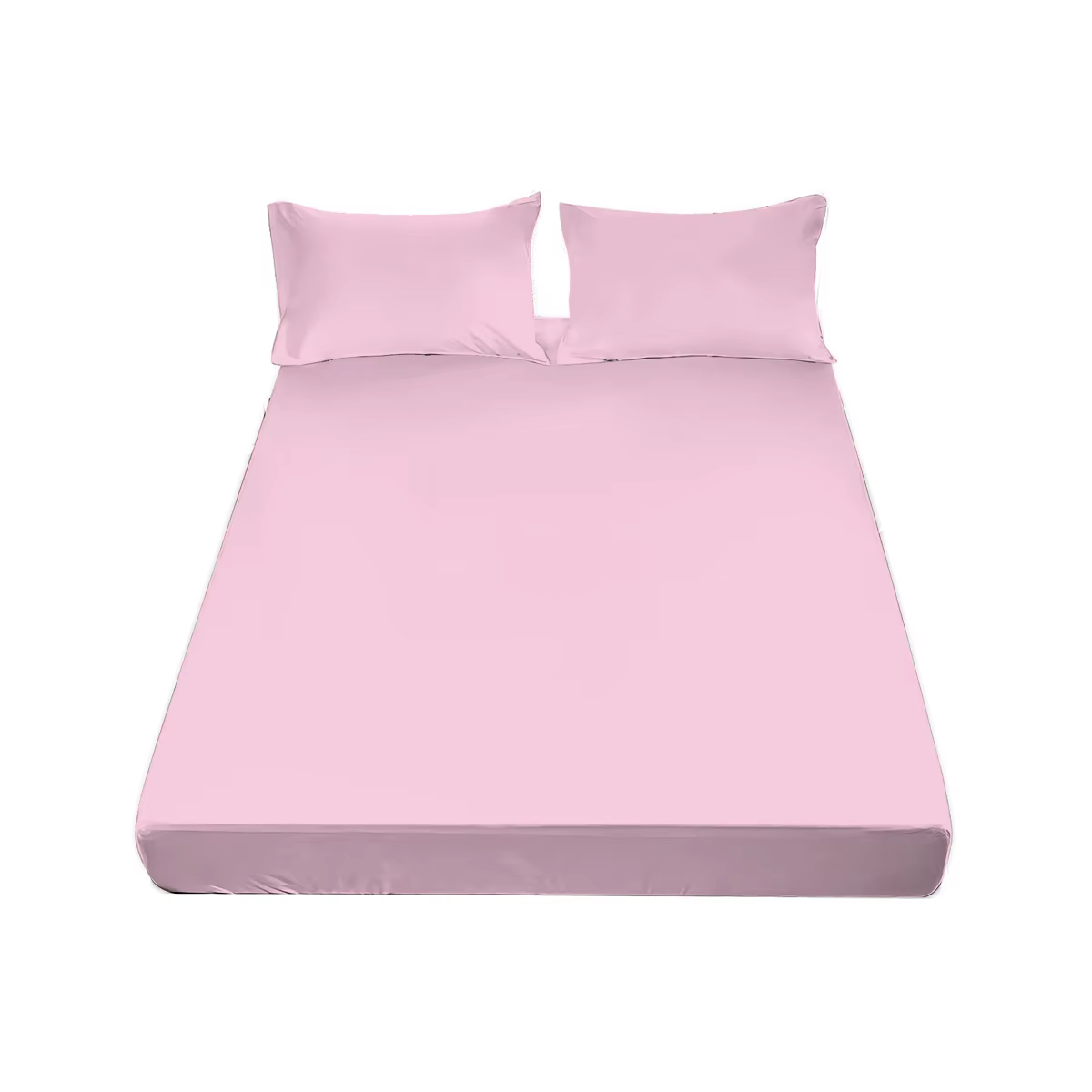 Ensemble de draps de lit sans couture, 3 pièces, style minimaliste, couleur unie, imprimé, plusieurs
