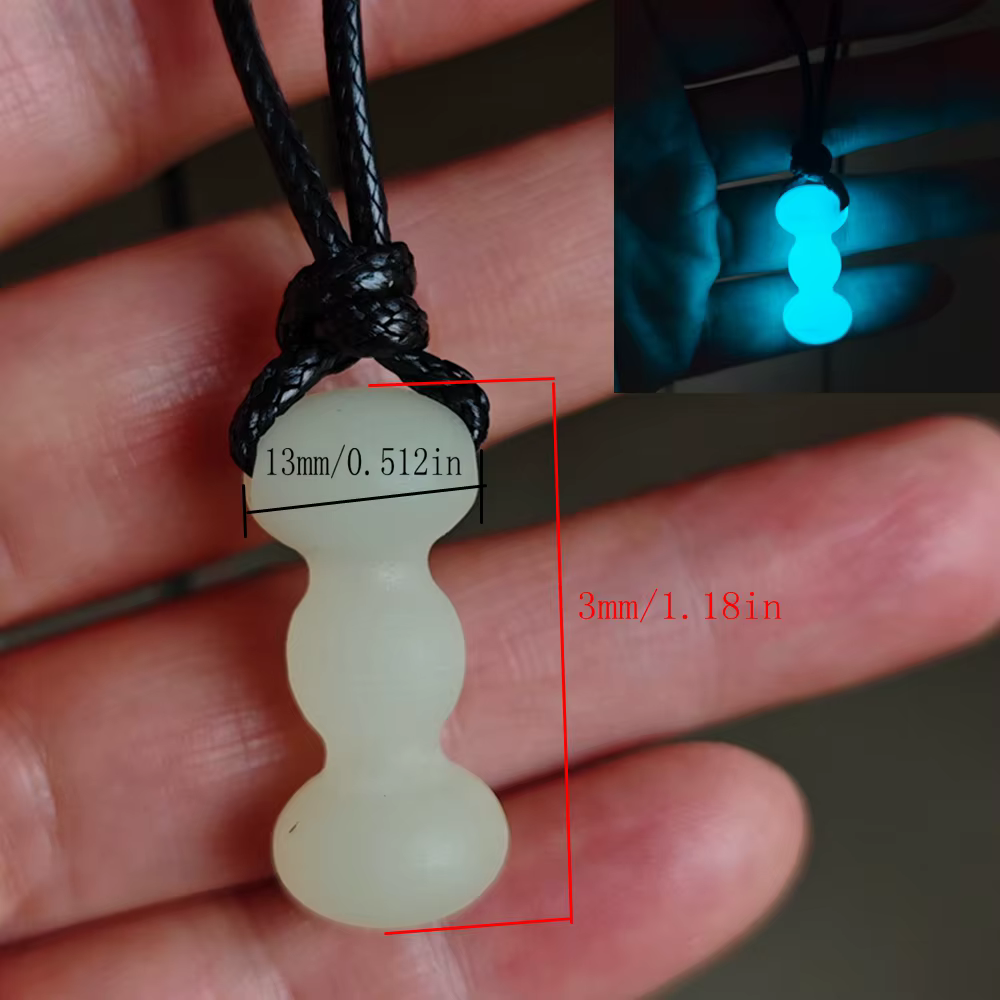 Collier pour hommes, bijoux lumineux élégants en forme de balle de handball pour hommes, un excellen