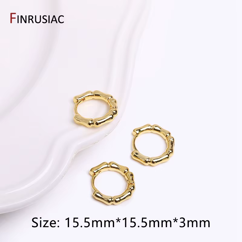 Boucles d'oreilles en laiton plaqué or pour femmes, boucles d'oreilles en Zircon incrusté de haute q