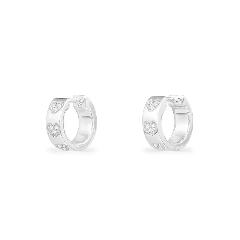 LI KI Boucles d'oreilles en argent sterling 925 de haute qualité, nouvelle collection Saint-Valentin