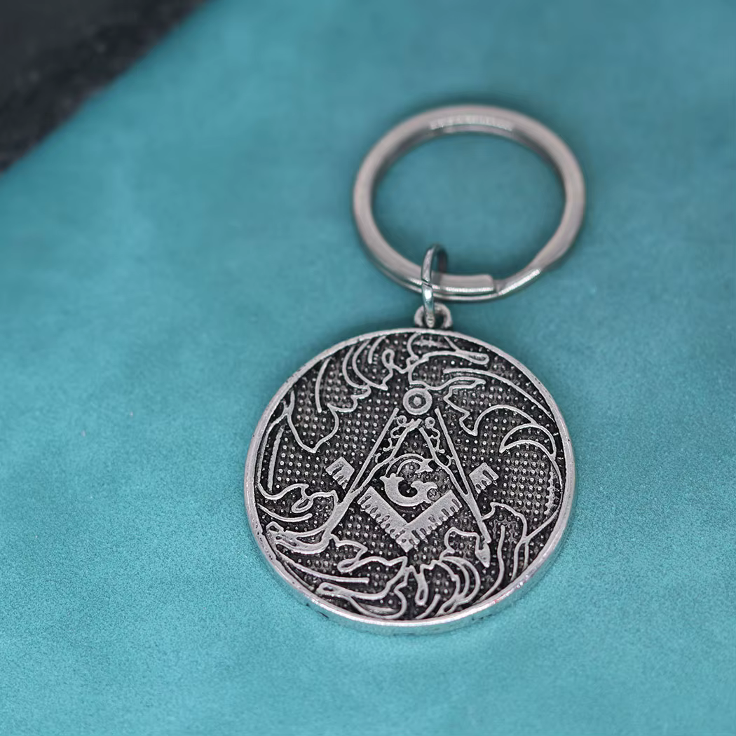 Grand pendentif maçonnique pour hommes et femmes, porte-clés pendentif Mason G, clé viking slavique,