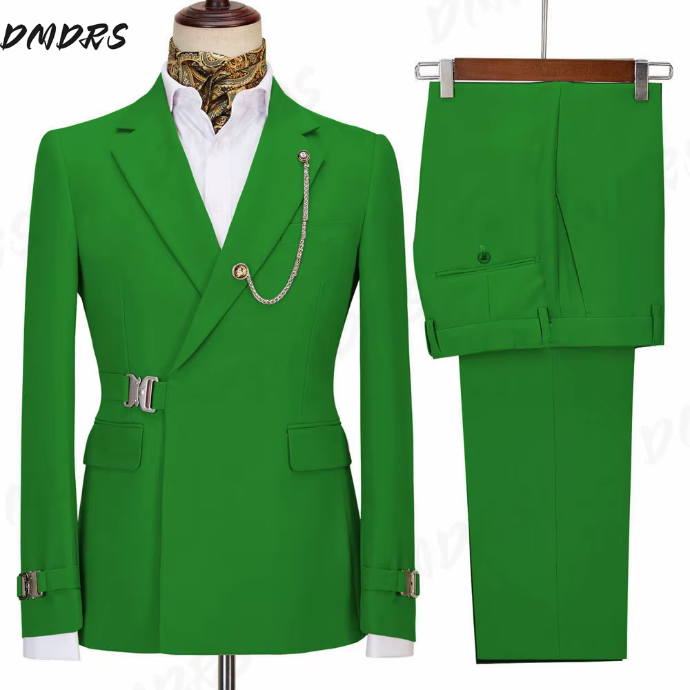 Costumes de Mariage pour Hommes – Ensemble Élégant 2 Pièces : Blazers et Pantalons Formels Classique