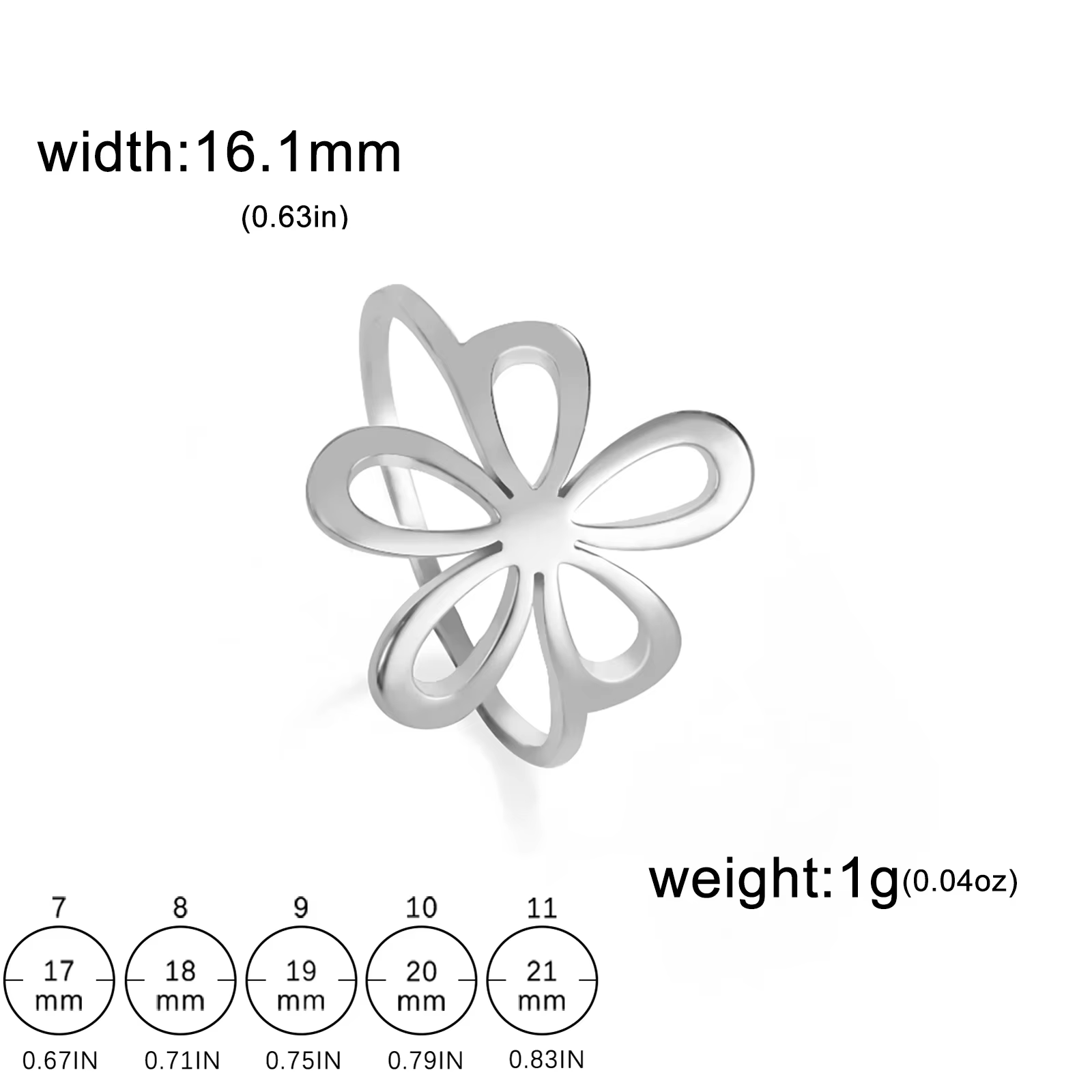 Bague en acier inoxydable pour femmes et filles, dorée et magnifique, style bohème romantique, bijou