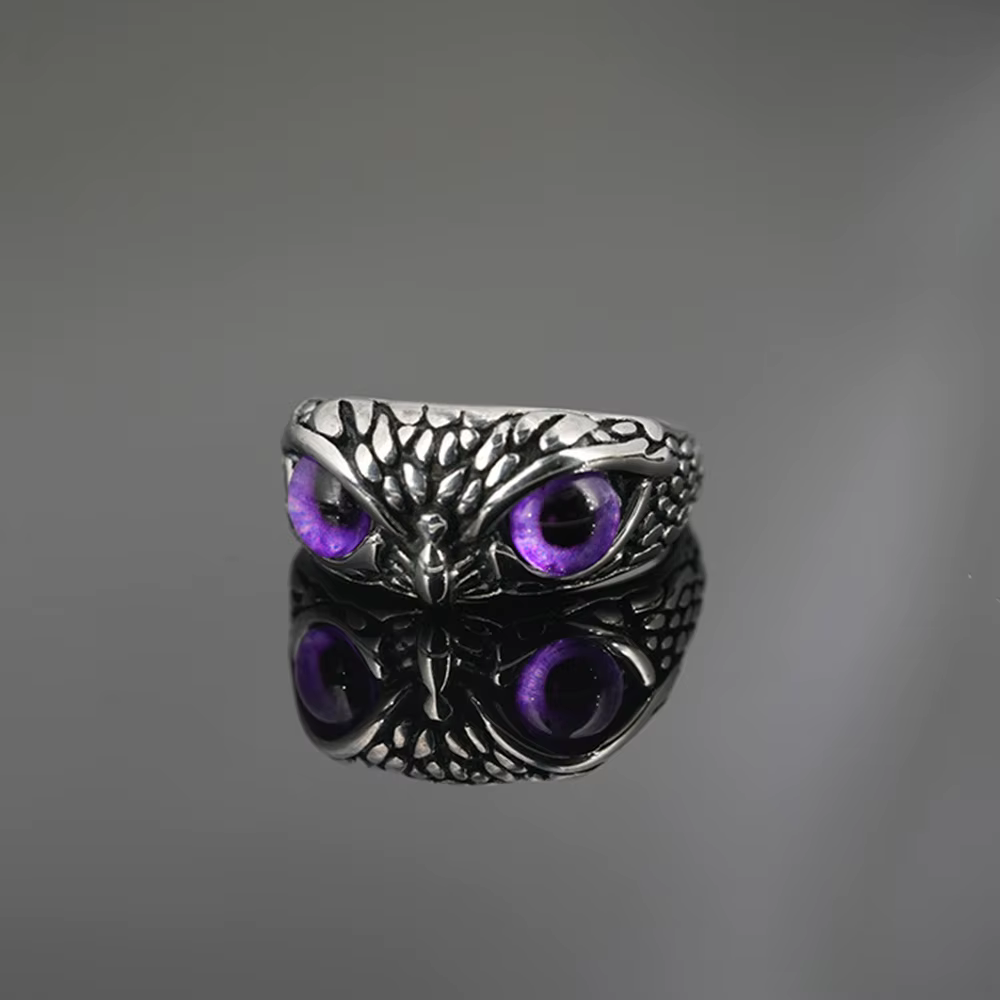 Bague en Titane et Acier Vintage pour Homme, Bijoux de Design Créatif, Cadeaux de ix, Vente en Gros