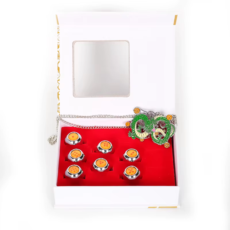 Ensemble de jouets Anime Dragon Ball Z, Shenron Son Goku, maître Roshi, étoile de cristal IkRings Co