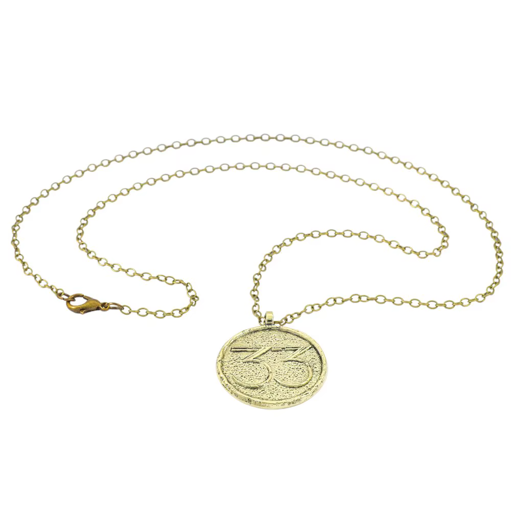 Collier pendentif amulette vintage « Clair Obscur » de l'expédition 33 pour femmes et hommes