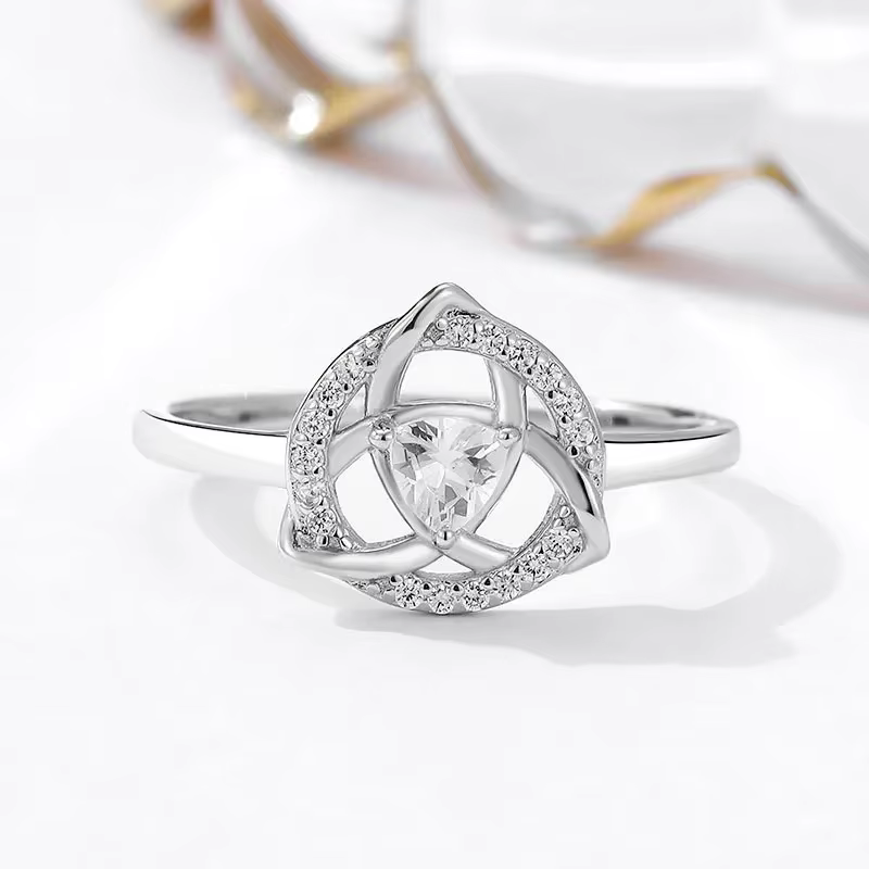 YILUOCD-Anneau de Nministériels d Celtique pour Femme, Bijoux de Mariage Vintage