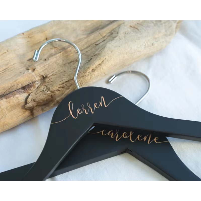 Cintre gravé personnalisé pour demoiselle d'honneur, pour robe de mariée, fournitures de fête d'ente